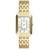 Fossil Raquel 26mm Rectangular Pearlised Dial Yellow Gold IP Case & Bracelet Watch