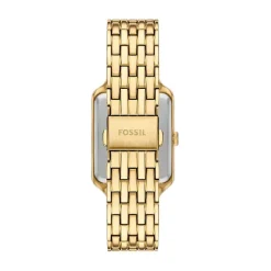 Fossil Raquel Sun Moon 29mm Mother of Pearl Dial Gold Tone Stainless Steel Bracelet Watch