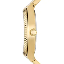 Fossil Scarlette 38mm Champagne Dial Yellow Gold IP Case Watch