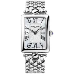 Frederique Constant Art Deco Carree Quartz Mother of Dial Bracelet Watch