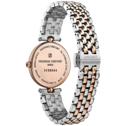 Frederique Constant Art Deco Mother Of Pearl Diamond Dial Bracelet Watch