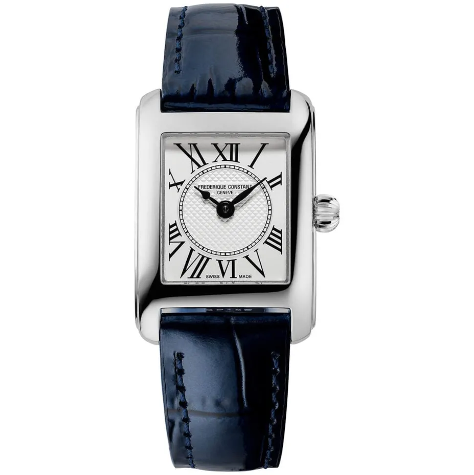 Frederique Constant Classics Carree Blue Strap Ladies Watch