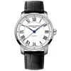 Frederique Constant Classic Automatic 39mm White Dial Black Strap Watch