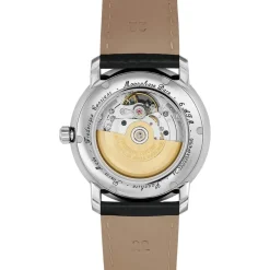 Frederique Constant Classics Heart Beat Moonphase Date 40mm Silver Dial Leather Strap Watch