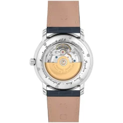 Frederique Constant Classics Heart Beat Moonphase Date 40mm Blue Dial Leather Strap Watch