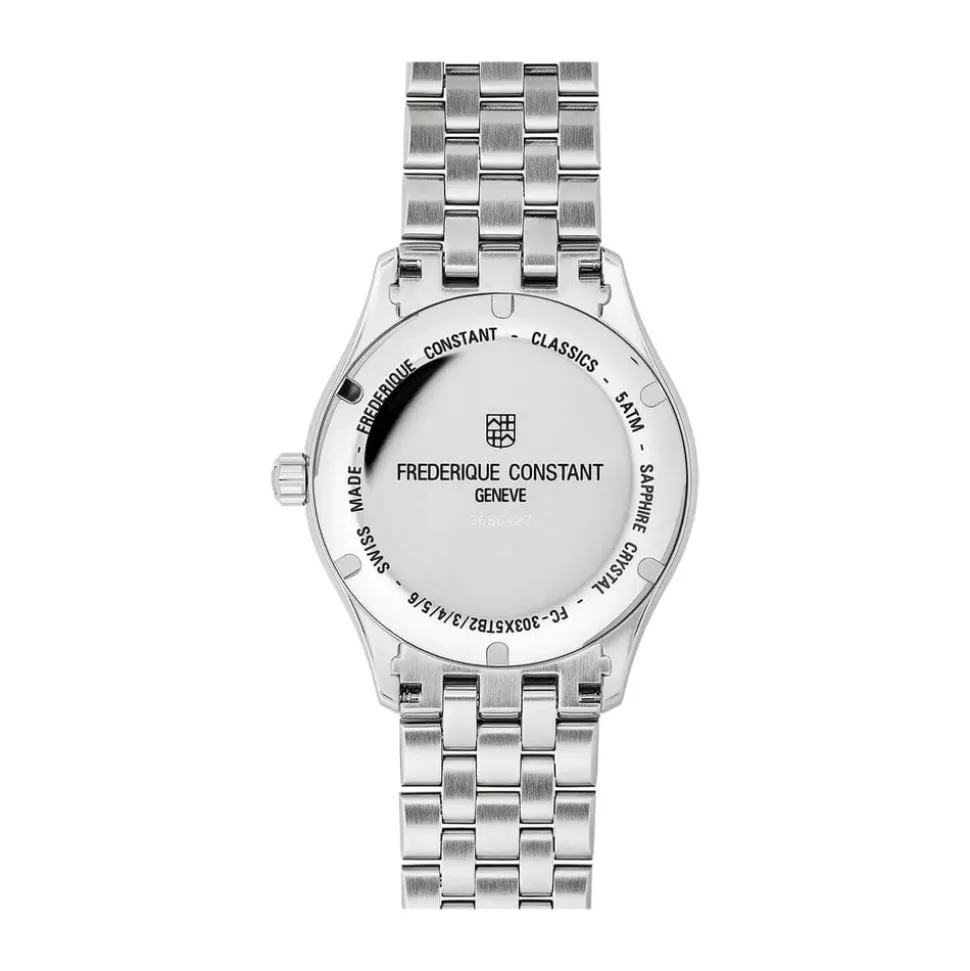 Frederique Constant Classics Index Automatic 40mm Blue Dial Steel Bracelet Watch