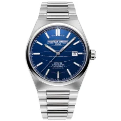 Frederique Constant Highlife COSC Automatic Blue Dial Steel Case Bracelet