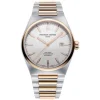 Frederique Constant Highlife COSC Automatic Silver Dial Steel Rose Gold Case Bracelet Watch