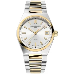 Frederique Constant Highlife Quartz 31mm Silver Dial Steel & Yellow Gold Bracelet Watch