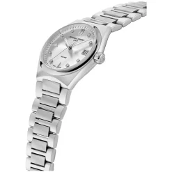 Frederique Constant Highlife Quartz 31mm Silver Diamond Dot Dial Bracelet Watch
