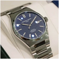 Frederique Constant Highlife COSC Automatic Blue Dial Steel Case Bracelet