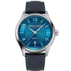 Frederique Constant Runabout Automatic Limited Edition 42mm Blue Dial Leather Strap Watch