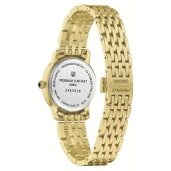 Frederique Constant Slimline 30mm MOP Dial Gold Toned Steel Bracelet Watch