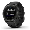 Garmin Epix Pro Gen 2 Sapphire 47mm Carbon Grey DLC Titanium Case Black Strap Watch