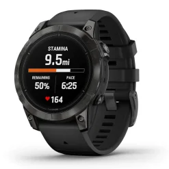 Garmin Epix Pro Gen 2 Sapphire 47mm Carbon Grey DLC Titanium Case Black Strap Watch