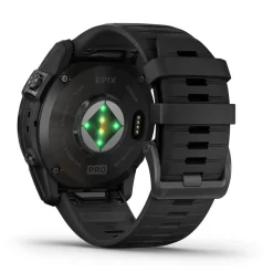 Garmin Epix Pro Gen 2 Sapphire 51mm Carbon Grey DLC Titanium Case Black Silicone Strap Watch