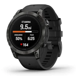 Garmin Epix Pro Gen 2 Sapphire 47mm Carbon Grey DLC Titanium Case Black Strap Watch