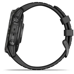 Garmin Epix Pro Gen 2 Sapphire 47mm Carbon Grey DLC Titanium Case Black Strap Watch