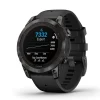 Garmin Fenix 7 Pro Sapphire Solar 47mm Carbon Grey DLC Titanium Case Black Strap Watch