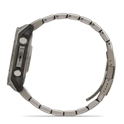 Garmin fenix&reg; 8 AMOLED Sapphire 47mm Titanium Case Vented Titanium Bracelet Watch