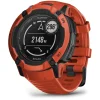 Garmin Instinct 2x Solar Flame Red 50mm Silicone Strap Watch
