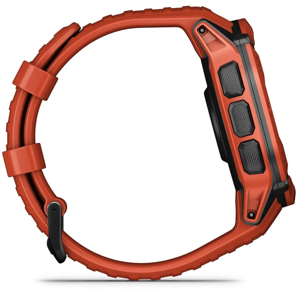 Garmin Instinct 2x Solar Flame Red 50mm Silicone Strap Watch