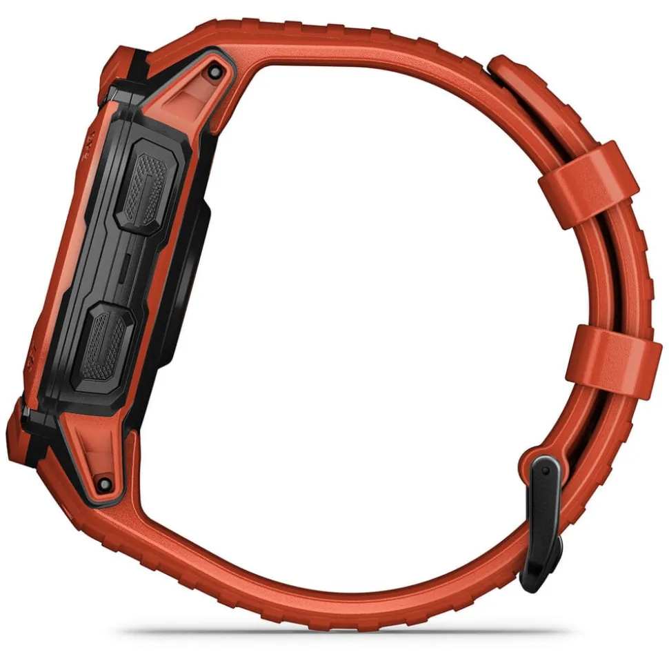 Garmin Instinct 2x Solar Flame Red 50mm Silicone Strap Watch