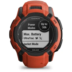 Garmin Instinct 2x Solar Flame Red 50mm Silicone Strap Watch