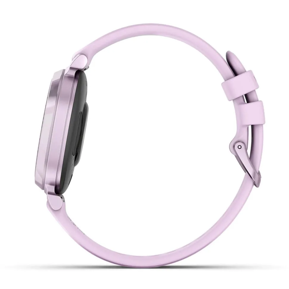 Garmin Lily® 2 Metallic Lilac Bezel & Silicone Strap Watch