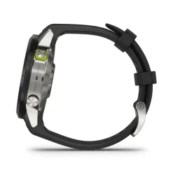 Garmin MARQ&reg; Athlete (Gen 2) 46mm Titanium Case Black Bezel Rubber Strap Watch