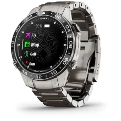 Garmin MARQ&reg; Aviator (Gen 2) 46mm Titanium Case Bracelet Watch