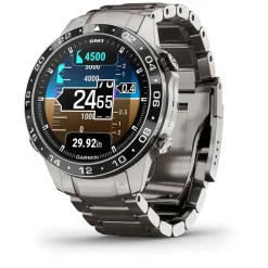 Garmin MARQ&reg; Aviator (Gen 2) 46mm Titanium Case Bracelet Watch