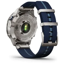 Garmin MARQ® Captain (Gen 2) 46mm Titanium Case Blue Ceramic Bezel Strap Watch