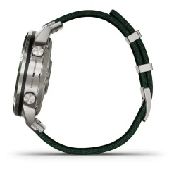Garmin MARQ&reg; Golfer (Gen 2) 46mm Titanium Case Green Ceramic Bezel Strap Watch