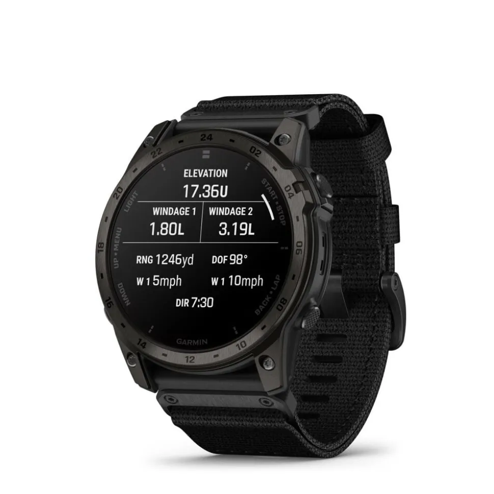 Garmin Tactix 7 AMOLED Edition 51mm Titanium Case Fabric Strap Watch