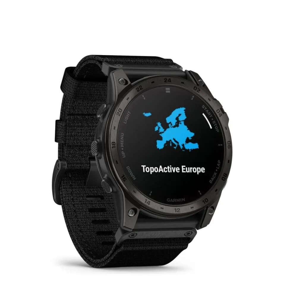 Garmin Tactix 7 AMOLED Edition 51mm Titanium Case Fabric Strap Watch