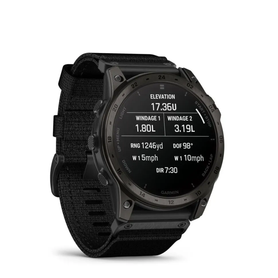 Garmin Tactix 7 AMOLED Edition 51mm Titanium Case Fabric Strap Watch