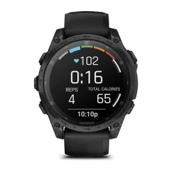 Garmin tactix&reg; 8 AMOLED 47mm Dial Black Silicon Strap Watch