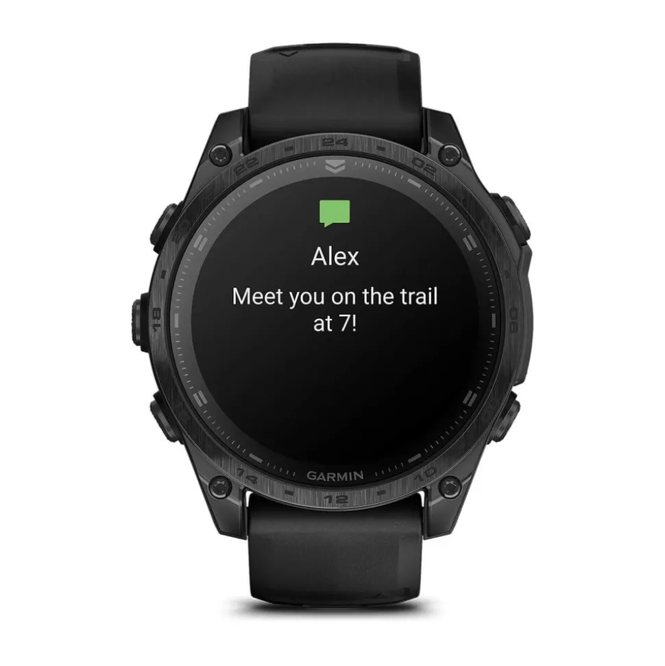 Garmin tactix® 8 AMOLED 47mm Dial Black Silicon Strap Watch