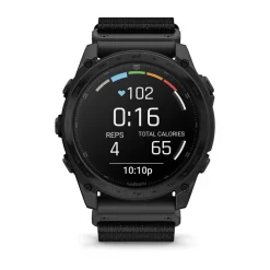 Garmin tactix&reg; 8 AMOLED 51mm Dial Black Silicon Strap Watch