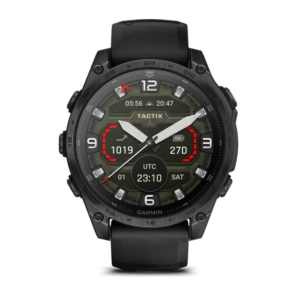 Garmin tactix® 8 AMOLED 47mm Dial Black Silicon Strap Watch