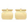 Gents Gold-Plated and Sterling Silver Cufflinks