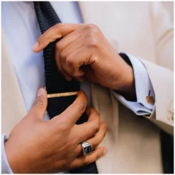 Gents Gold-Plated and Sterling Silver Cufflinks