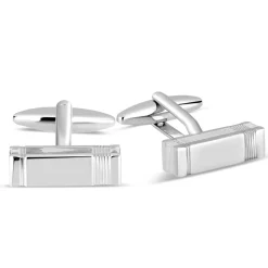 Gents Silver-Plated Cufflinks
