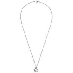 Gucci Aureco Silver Interlock Pendant