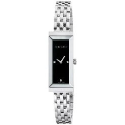 Gucci G-Frame Small Rectangular Black Dial Ladies Watch