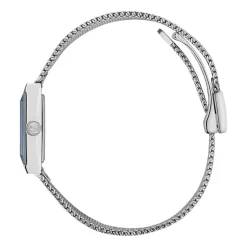 Gucci G-Frame Striped Steel Mesh 14mm Ladies' Watch