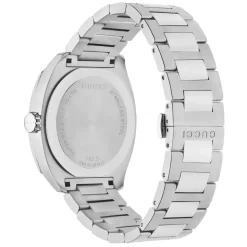 Gucci GG2570 Man's Black Dial Stainless Steel Watch