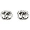 Gucci GG Marmont Aged Silver Cufflinks