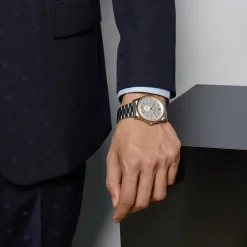 Gucci G-Timeless Automatic 40mm Silver Dial Steel Bracelet Watch